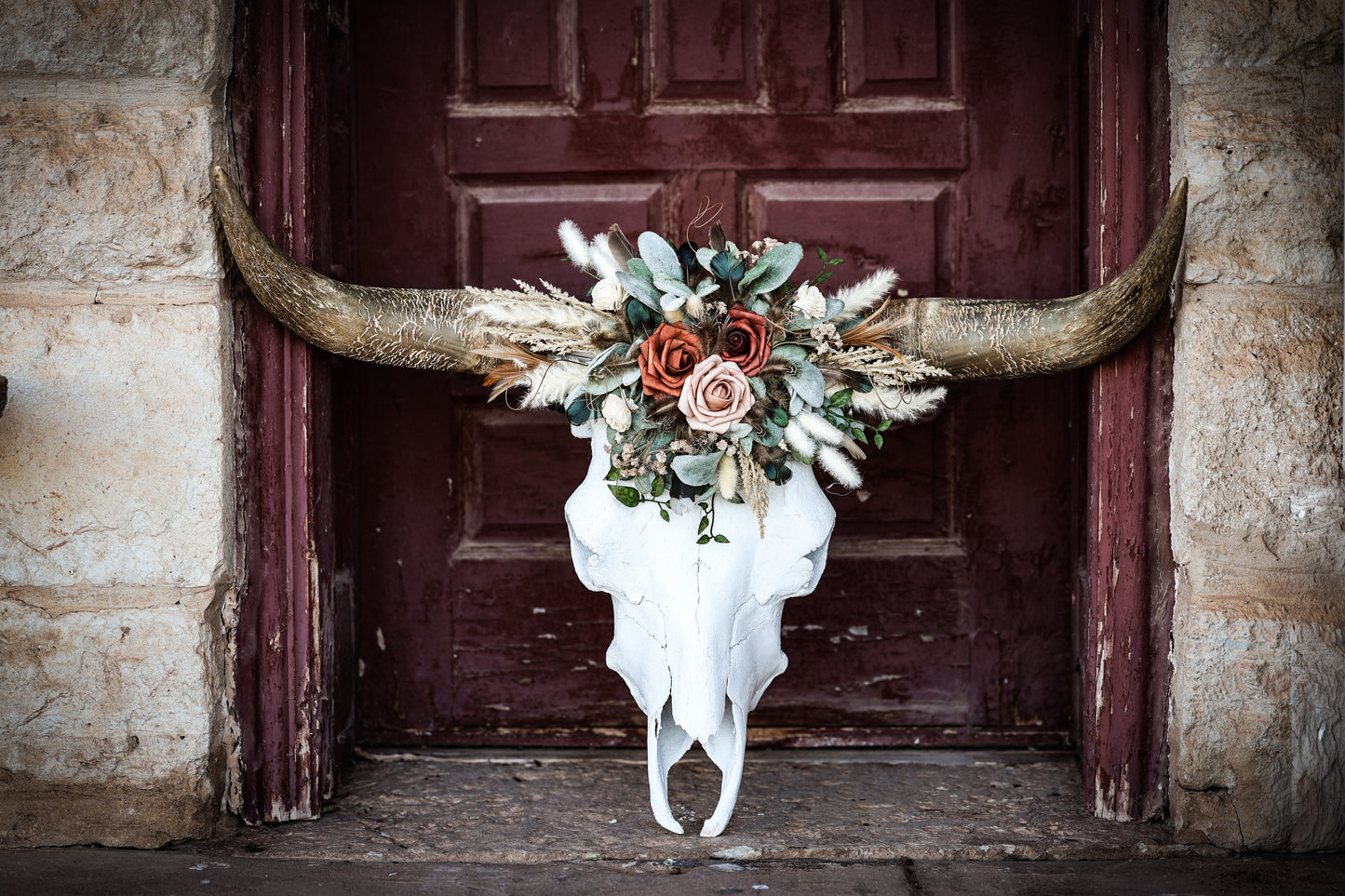 Floral Arrangement Skull