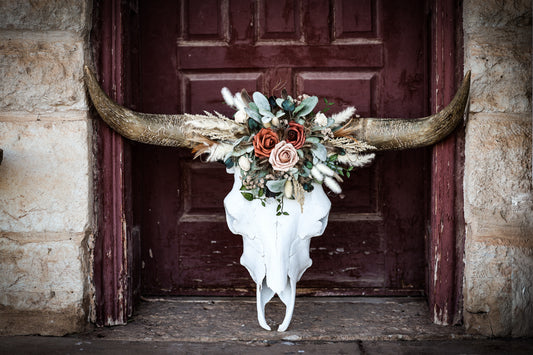 Floral Arrangement Skull