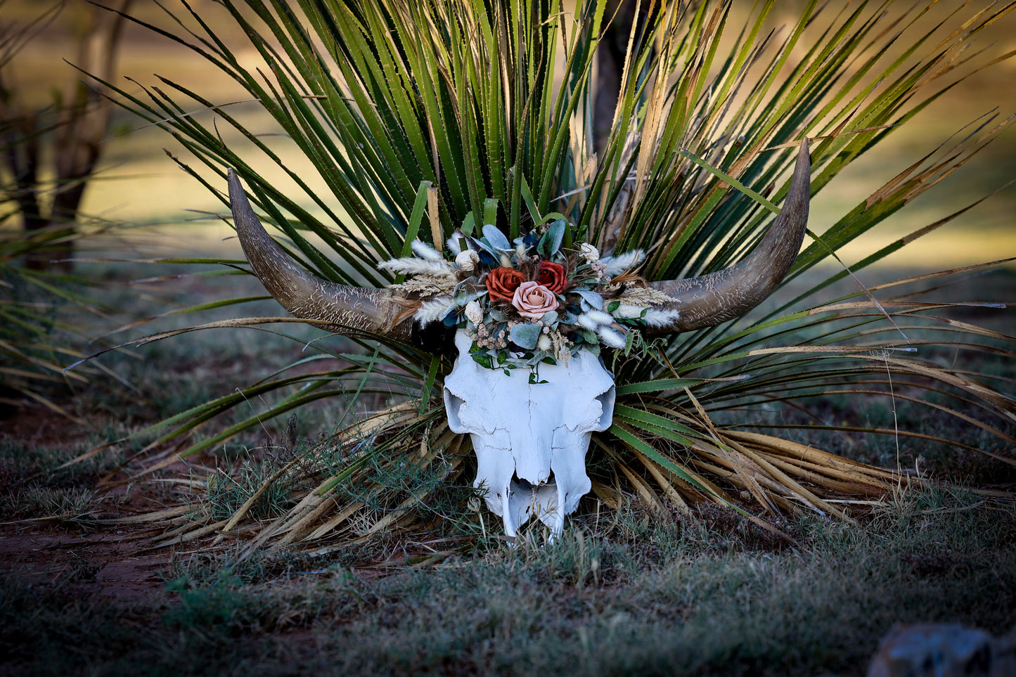 Floral Arrangement Skull