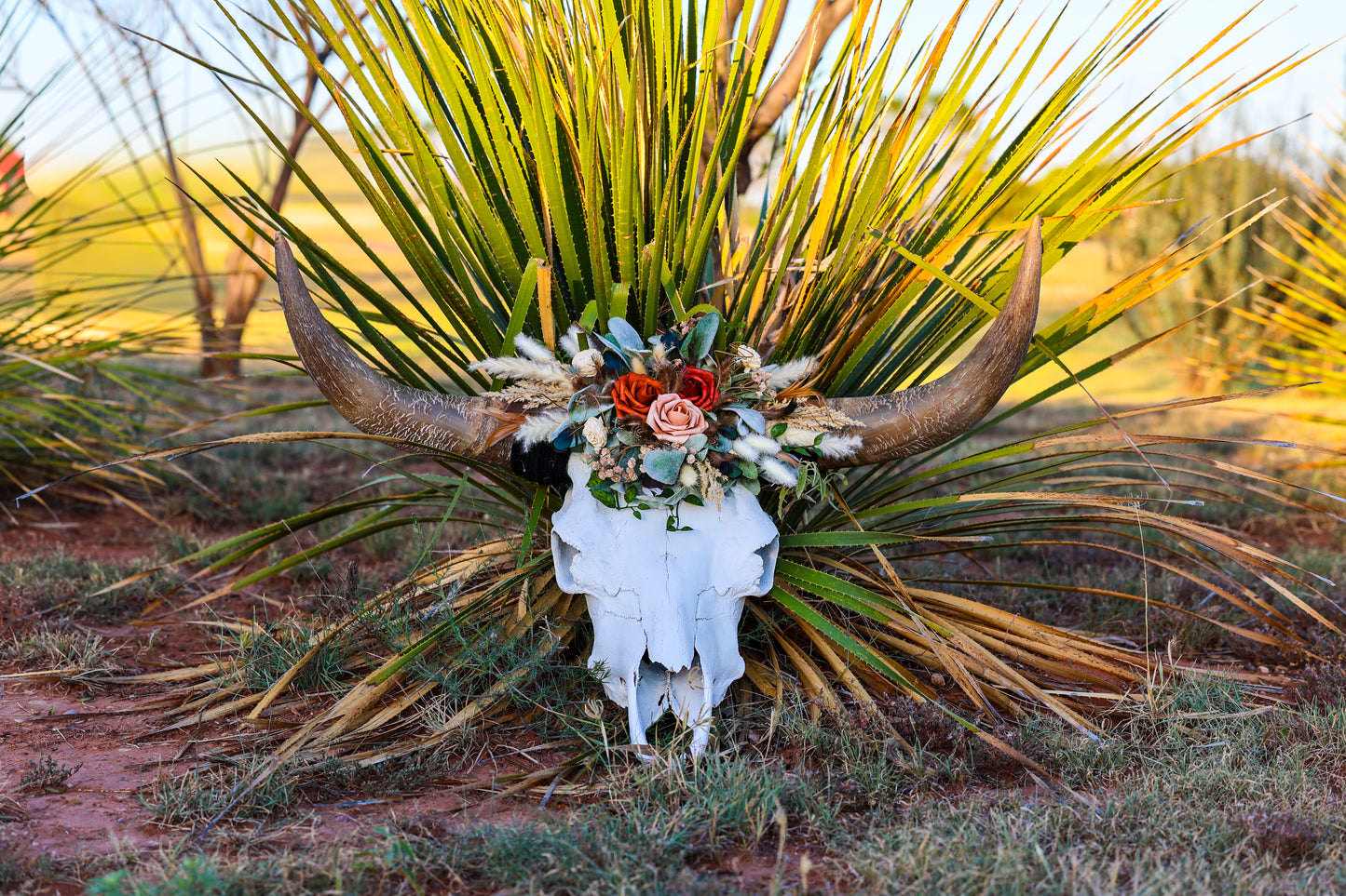 Floral Arrangement Skull